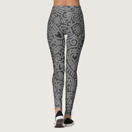 Leggings van het loopvlakpatroon (Achterkant)