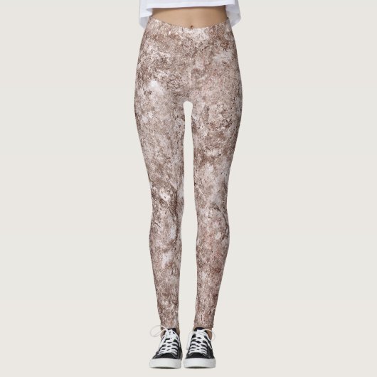 Leggings van het natuurlijke steenpatroon (Voorkant)