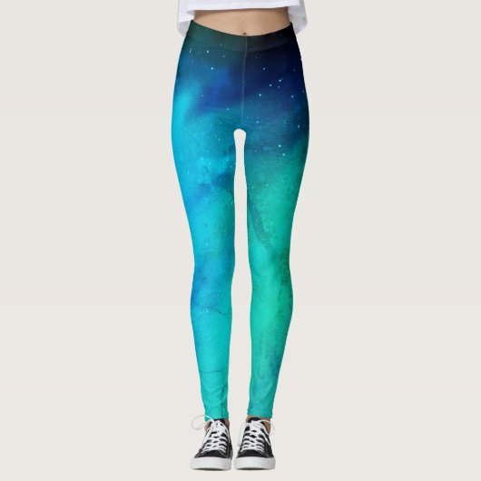 Leggings van het noordelijk hooglicht van de nacht (Voorkant)