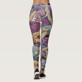 Leggings van het ontwerp van het Japanse Kunstpatr (Achterkant)