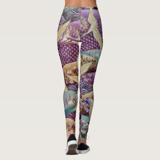 Leggings van het ontwerp van het Japanse Kunstpatr (Achterkant)