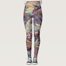 Leggings van het ontwerp van het Japanse Kunstpatr