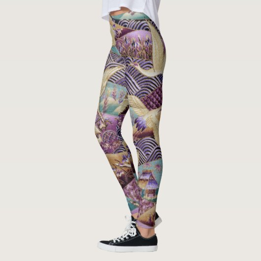 Leggings van het ontwerp van het Japanse Kunstpatr (Links)