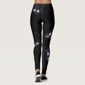 Leggings van het oogje van de zwarte ogen (Achterkant)