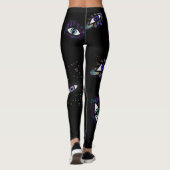 Leggings van het oogje van de zwarte ogen (Achterkant)