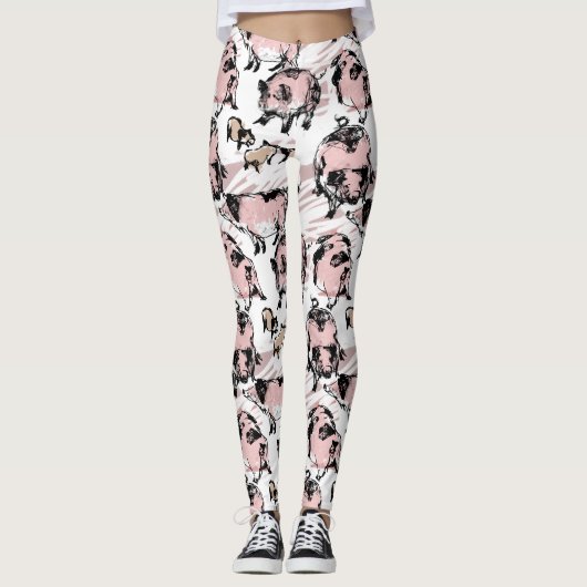 Leggings van het oorspronkelijke tekenpatroon van  (Voorkant)