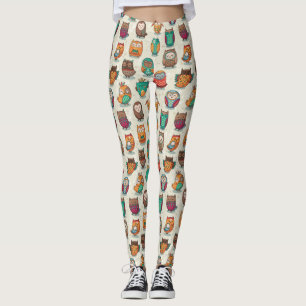 Leggings van het Owl Patroon