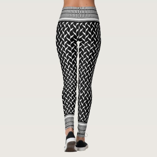 Leggings van het Palestijnse Schort Keffiyeh Kitch (Achterkant)