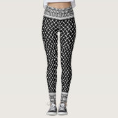 Leggings van het Palestijnse Schort Keffiyeh Kitch (Voorkant)
