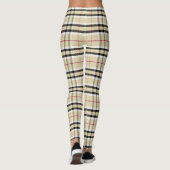 Leggings van het patroon met Tartan gecheckt in be (Achterkant)