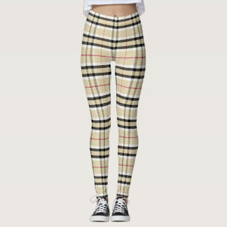 Leggings van het patroon met Tartan gecheckt in be