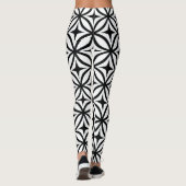 Leggings van het patroon Ogee- en Star-herhalen (Achterkant)