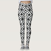 Leggings van het patroon Ogee- en Star-herhalen (Voorkant)