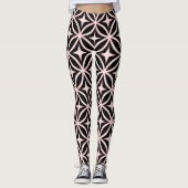 Leggings van het patroon Ogee- en Star-herhalen (Voorkant)