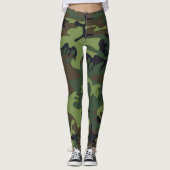 Leggings van het patroon van de militaire camo (Voorkant)