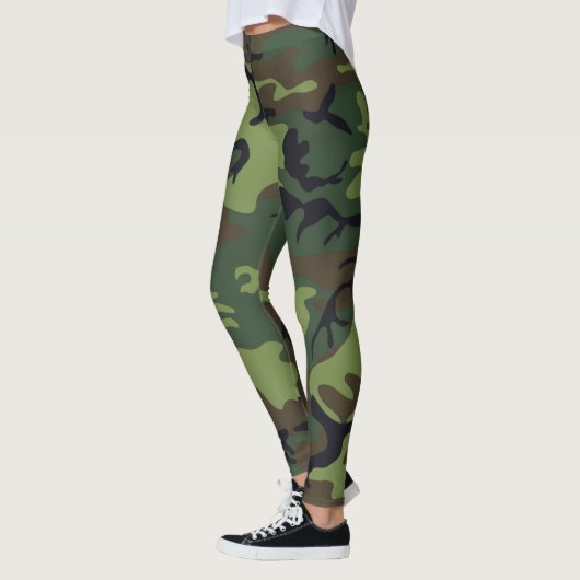 Leggings van het patroon van de militaire camo (Links)
