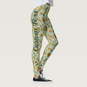 Leggings van het patroon van de Pictogrammen van B (Rechts)
