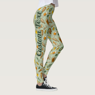 Leggings van het patroon van de Pictogrammen van B
