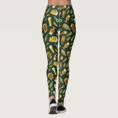 Leggings van het patroon van de Pictogrammen van B (Achterkant)