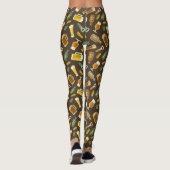Leggings van het patroon van de Pictogrammen van B (Achterkant)