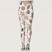 Leggings van het patroon van Seashell (Voorkant)