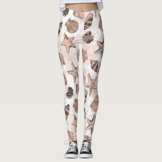 Leggings van het patroon van Seashell