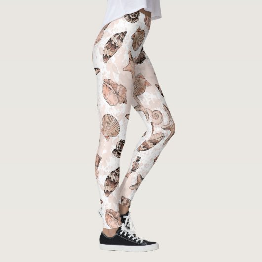 Leggings van het patroon van Seashell (Rechts)