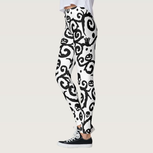 Leggings van het pompoenpatroon van de romp van de (Links)