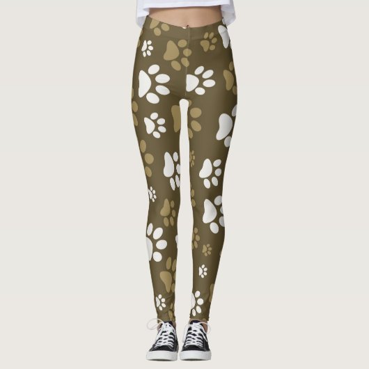 Leggings van het printpatroon voor vrouwen tekenen (Voorkant)