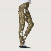 Leggings van het printpatroon voor vrouwen tekenen (Rechts)