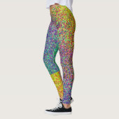 Leggings van het Rainbow Blur Pattern (Links)