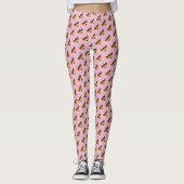 Leggings van het Rainbow Heart Pattern (Voorkant)