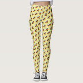 Leggings van het Rainbow Heart Pattern (Voorkant)