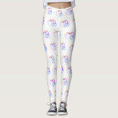 Leggings van het regenbooghart (Voorkant)