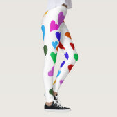 leggings van het regenbooghart, hart leggings, har (Rechts)