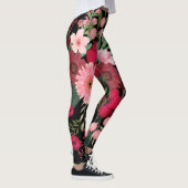 Leggings van het rode en zwarte flessenpatroon (Rechts)