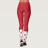 Leggings van het rode hart (Achterkant)