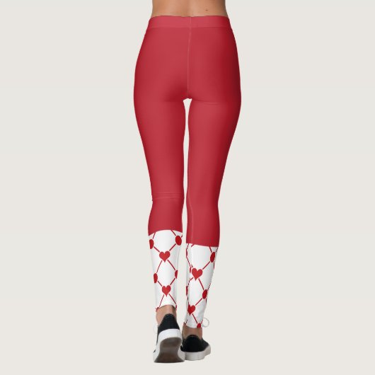 Leggings van het rode hart (Achterkant)