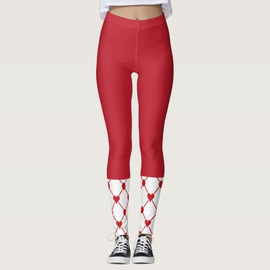 Leggings van het rode hart (Voorkant)