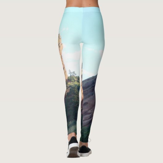 Leggings van het Rode Rocks Colorado-gebergte (Achterkant)