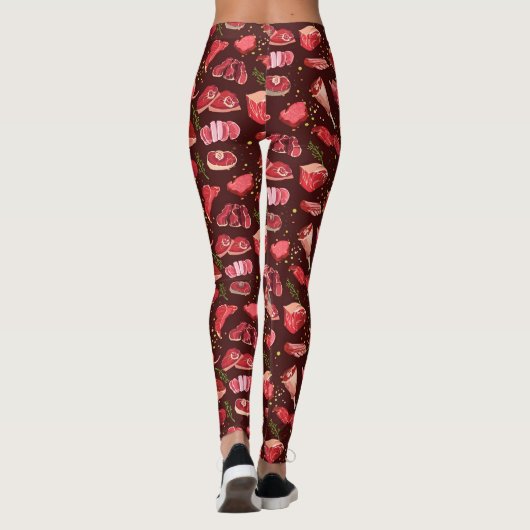 leggings van het rundvleesonderdeelpatroon (Achterkant)