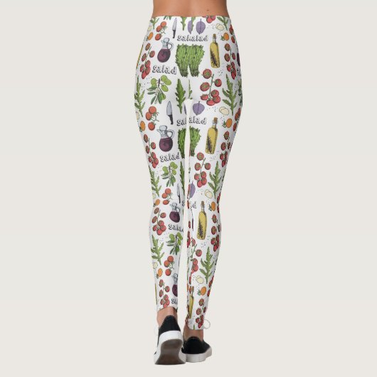 Leggings van het Salad Pattern (Achterkant)