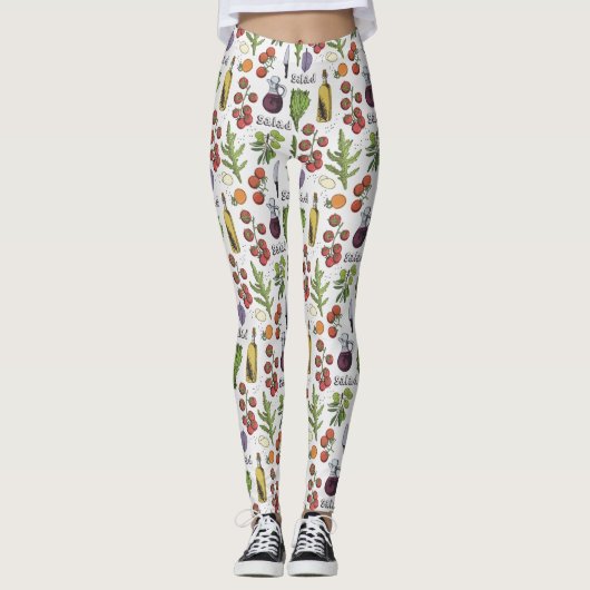 Leggings van het Salad Pattern (Voorkant)