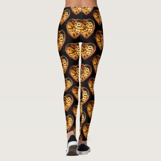 leggings van het steampunk hart (Achterkant)