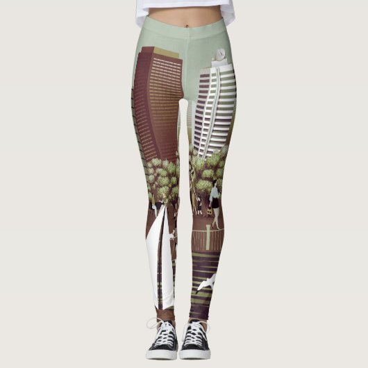 Leggings van het stedelijk landschap (Voorkant)