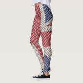 Leggings van het Unievaartuig Vlag Vissenpatroon (Links)