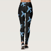 Leggings van het vliegtuig (zwart) (Achterkant)