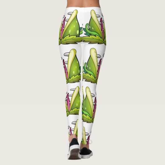 leggings van het vlooienmonster (Achterkant)