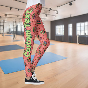 Leggings van het Watermeloen Cartoon Patroon