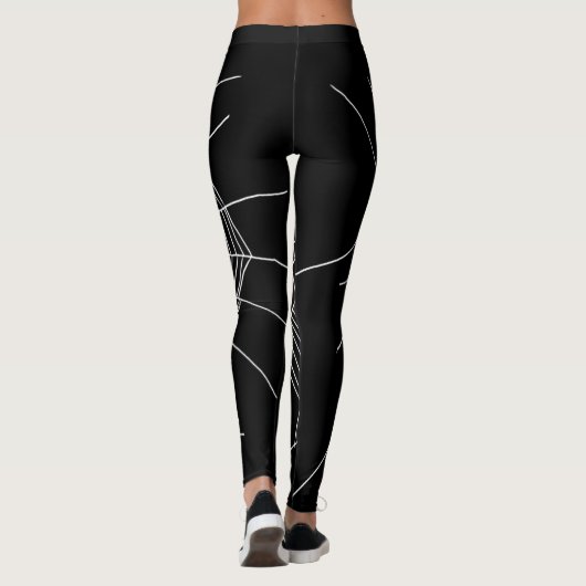 Leggings van het Web Halloween Spider (Achterkant)